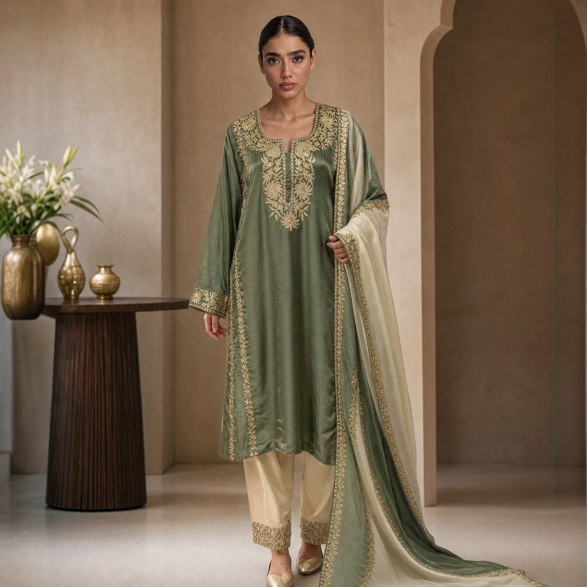 Olive couture campaign portrait
