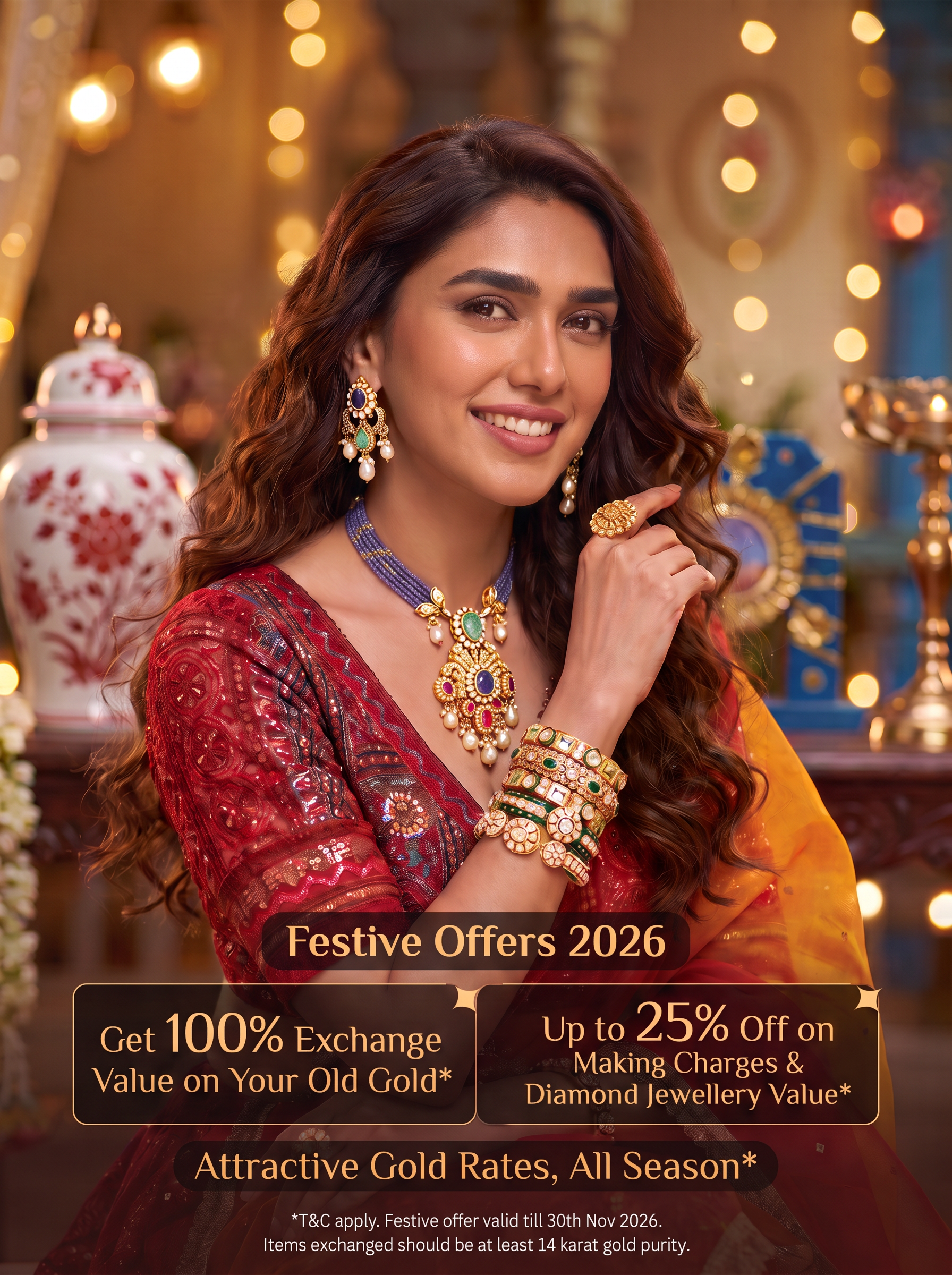 Festive jewellery offer social creative
